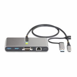 Cable USB Startech 5G2A1SGBB-USB-C-HUB Gris Cable USB Startech 5G2A1SGBB-USB-C-HUB Gris