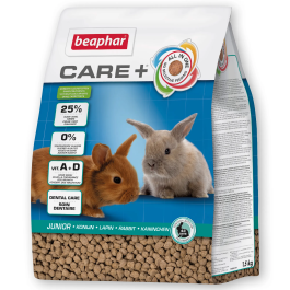 Beaphar Care+ Conejo Jr Alimento Completo y Equilibrado para Conejos Jóvenes con Alto Contenido de Fibra y Espirulina 1,5 kg Precio: 18.5000002. SKU: B1GGQXYAMJ