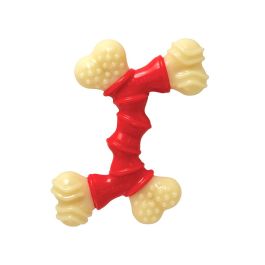 Nylabone Extreme Chew Double Bone Juguete Masticable para Perros Masticadores Extremos XS Sabor Bacon, Ayuda Dental