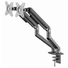 Gembird MA-DA2-05 Soporte de Escritorio para Monitor con Brazos Dobles, 32" (2-9 kg), Gris, Resortes Gas, VESA 75/100mm Gembird MA-DA2-05 Soporte de Escritorio para Monitor con Brazos Dobles, 32" (2-9 kg), Gris, Resortes Gas, VESA 75/100mm
