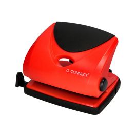 Taladrador Q-Connect Kf02156 Rojo Abertura 2 mm Capacidad 20 Hojas