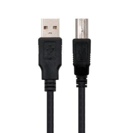 NANO CABLE Cable USB 2.0 A/M - USB 2.0 B/M 1.8M Negro Impresora