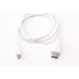 Raspberry Pi T7689AX Cable HDMI 1 m HDMI Tipo A Estándar a Micro HDMI Tipo D Macho/Macho Chapado en Níquel Blanco