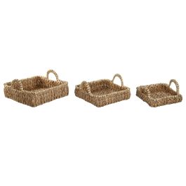 Bandeja Boho DKD Home Decor Natural 37 x 18 x 37 cm Set de 3 (2 Unidades) Precio: 83.2359. SKU: B1DCYXTKWH