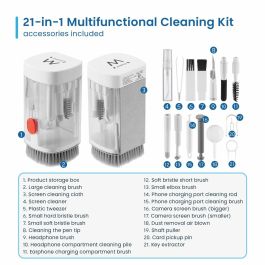 Kit de Limpieza para Pantallas Ewent 21 en 1