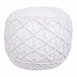 Puff Alexandra House Living Blanco Poliestireno 45 x 40 x 45 cm Precio: 89.49999982. SKU: B1C9ZTHXPA