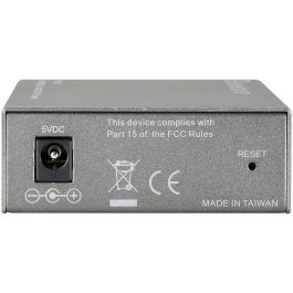 LevelOne FVS-3800 Konverter 10/100TX a 100X SFP, Transceptor de Medios Ethernet Rápido 10/100 Mbit/s, Gris