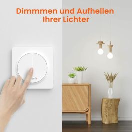Tenda SS9 Interruptor Táctil Dimmer Switch Wi-Fi Inteligente Compatible con Alexa y Google Assistant Control de Iluminación LED/CFL 300W Max