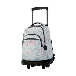 Mochila Escolar con Ruedas Corazones Pastel Totto MA03ECO006-2311P-4HX