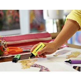 Stabilo Boss Original Marcador Fluorescente Amarillo Blíster 4 Ud