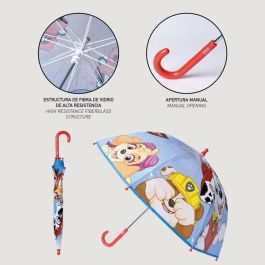 Paraguas manual burbuja paw patrol 45 cm Paraguas manual burbuja paw patrol 45 cm