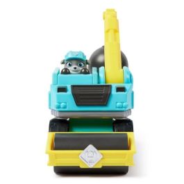 Spin Master 6069659 Patrulla Canina Equipo Rubble: Vehículo Clásico de Motor, Tractor de Demolición Juguete para Niños +3 Años