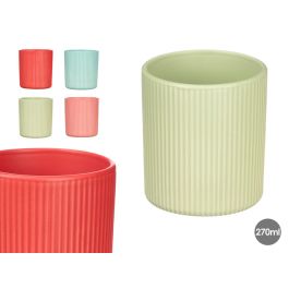 Vessia Vaso Rayas Surtidos Colores Vivos 270ml Cerámica 8x8x9 cm Apto Lavavajillas Microondas Congelador (Set de 24) Precio: 24.58999994. SKU: B1F3WGW9PE