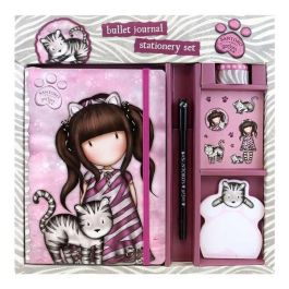 Set de Papelería Gorjuss Ruby wild Rosa Gris Set de Papelería Gorjuss Ruby wild Rosa Gris