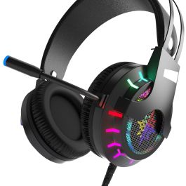 INCA IGK-TX12 Gaming Headset 7.1 USB con Vibración y RGB-LED