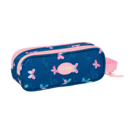 Safta Estuche Portatodo Blackfit8 Mariposas Dos Cremalleras 80x60x210 mm