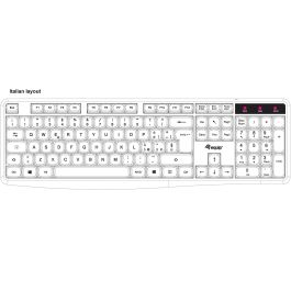 Equip Kabelgebundene USB Keyboard schwarz. italieni