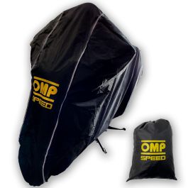 Omp Speed Funda Moto Exterior-Interior Impermeable Talla L - Cubre Moto Transpirable Oxford 300D 307x140x127 cm OMPS18020819