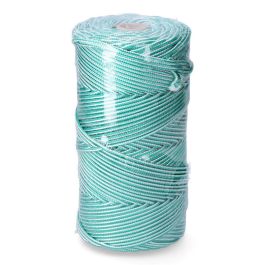 Edm Cordón Trenzado Polipropileno Verde / Blanco, Calibre 5 mm x 200 m