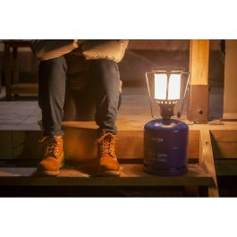 Butsir Lámpara de gas portátil 500 piezo labc0007 con asa, encendido piezoeléctrico, para bombonas azules