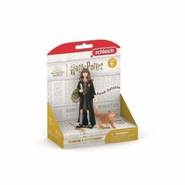 Schleich SCH42635 Hermione y Crookshanks - Figura Coleccionable de Harry Potter