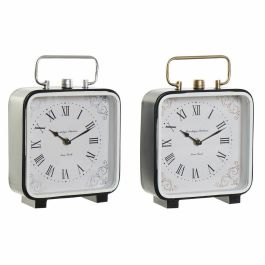 Reloj Sobremesa Chic DKD Home Decor Azul Negro 7 x 27 x 19 cm (2 Unidades) Precio: 41.50000041. SKU: S3026753