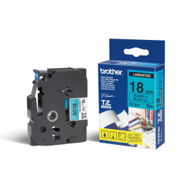 BROTHER Cinta laminada azul/negro 18mm, 8m