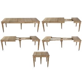Mesa de Comedor Home ESPRIT Natural Abeto 100 x 100 x 78 cm