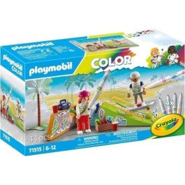 Playmobil Color 71515 Skatepark: Parque de Patinaje Creativo con Figuras, Patinetas y Pintura Lavable +6 años Precio: 20.50000029. SKU: B1FGTNPQFN