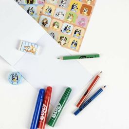 Set papelería coloreable trolley bluey 22.0 x 25.5 x 9.0 cm Set papelería coloreable trolley bluey 22.0 x 25.5 x 9.0 cm