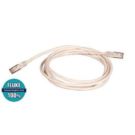 Lanview Cable de Red Cat6 U/UTP 2m Blanco LSZH - Conexión Optimizada para Armarios y Paneles con Jacks Estrechos