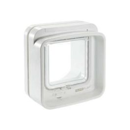 Sureflap DualScan Chatiere con Chip Electrónico Blanco para Varios Animales y Control de Acceso