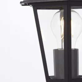 Brilliant BRI4004353349393 Borne Exterior Carleen Negro E27 Max 60W (Bombilla no incluida)