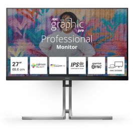 AOC Q27U3CV Monitor IPS Black 27" Quad HD (2560x1440) 4ms 75Hz con USB-C 96W HDMI DisplayPort Precio: 370.49999987. SKU: B174M659Q3
