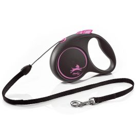 Correa Flexi Black Design S Cordón 5M Rosa Correa Flexi Black Design S Cordón 5M Rosa