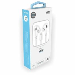 Auriculares con Micrófono Tech One Tech TEC1203 Blanco 10 Unidades