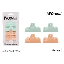 Set de 4 Pinzas Cierrabolsas Wooow (36 Cajas) Set de 4 Pinzas Cierrabolsas Wooow (36 Cajas) Precio: 30.59000032. SKU: B185TKV5BW