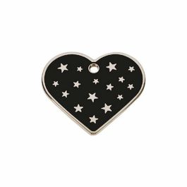 Placa identificativa para collar Imarc PetScribe Passion Negro Plata