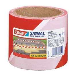 Tesa 58137-00000-00 Cinta de Balizamiento No Adhesiva Roja/Blanca 80 mm x 100 m Polipropileno Resistente UV Precio: 6.50000021. SKU: S7912469