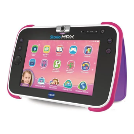 VTECH Consola Storio Max XL 2.0 Rosa Tableta Educativa Niño 7 Pulgadas Idioma Francés