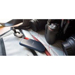 SanDisk 4TB Extreme Portable SSD V2, USB-C 3.2 Gen 2, hasta 1050MB/s, Resistente al Agua y Polvo, Azul