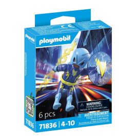 Playmobil 71836 Héroe Relámpago, Superhéroe Eléctrico con Vara de Rayos y Escudo para Niños +4 Años Precio: 7.49999987. SKU: B1HGK62M86