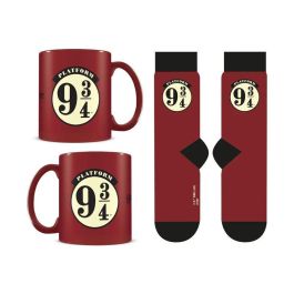 PYRAMID Set Taza y Calcetines Harry Potter Plataforma 9 3/4 Cerámica 315ml Apto Microondas Lavavajillas Talla Calcetines 36-41 Precio: 11.49999972. SKU: B15X43SS55