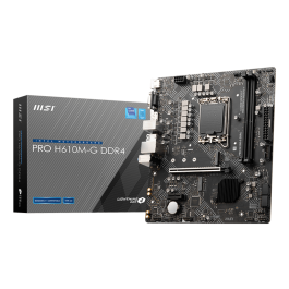 MSI Pro H610M-G LGA1700 DDR4 HDMI PCIE3.0 4SATA3 USB3.2 MATX Precio: 82.69000003. SKU: S5614737
