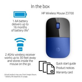 HP Z3700 Blue Wireless Mouse HP Z3700 Blue Wireless Mouse
