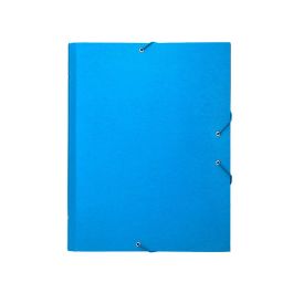 Carpeta Clasificadora Liderpapel 12 Departamentos Folio Prolongado Carton Forrado Celeste