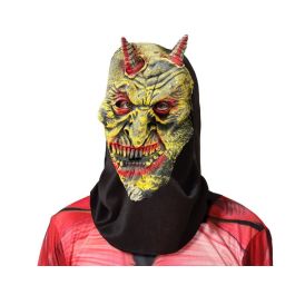 Máscara Demonio Amarilla y Roja con Cuernos Retorcidos y Capucha Negra para Halloween y Fiestas de Terror Precio: 2.8900003. SKU: B1C988WZNP