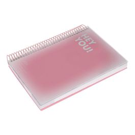 Agenda Espiral Liderpapel Gazi A5 2025 Dia Pagina Color Rosa Papel 70 gr