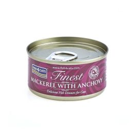 Comida para gato FISH4DOGS Mackerel with anchovy Pescado 70 g Comida para gato FISH4DOGS Mackerel with anchovy Pescado 70 g