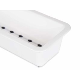 Kinvara Compartimento Cajon Plastico Pequeño Surtido Polipropileno Blanco Gris Negro 24x8.5x5.5 cm (Set de 36)